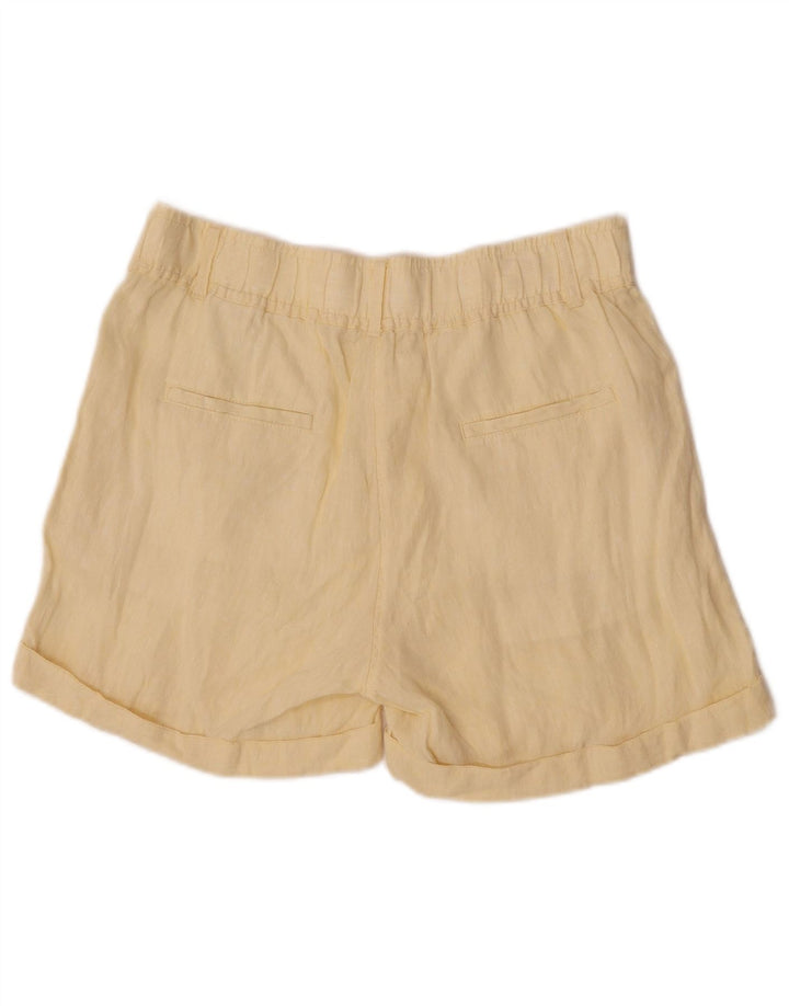 Женские шорты чинос Marks & Spencer UK 12 Medium W30 Желтый лен