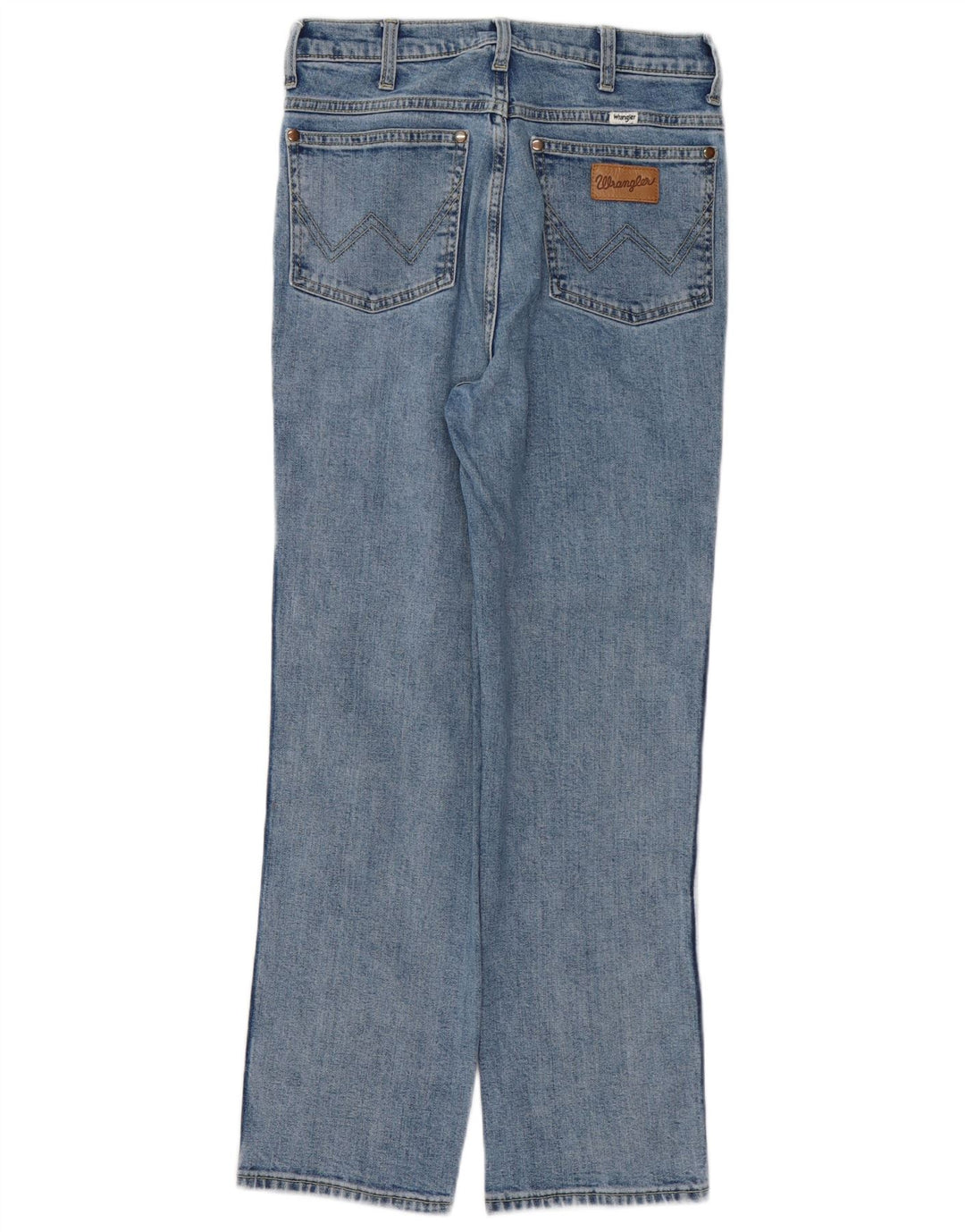 Женские прямые джинсы WRANGLER Wild West с высокой посадкой W27 L27, синий хлопок