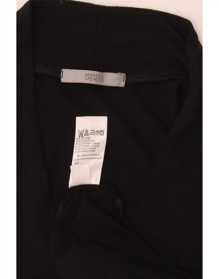 Женский жилет Marks & Spencer UK 16, большой, черный, вискоза