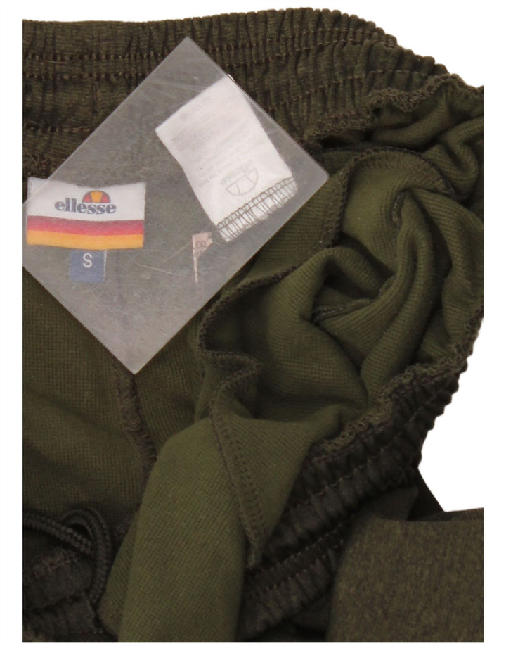 ELLESSE Мужские спортивные брюки Джоггеры Малый цвет хаки Полиэстер с цветными блоками