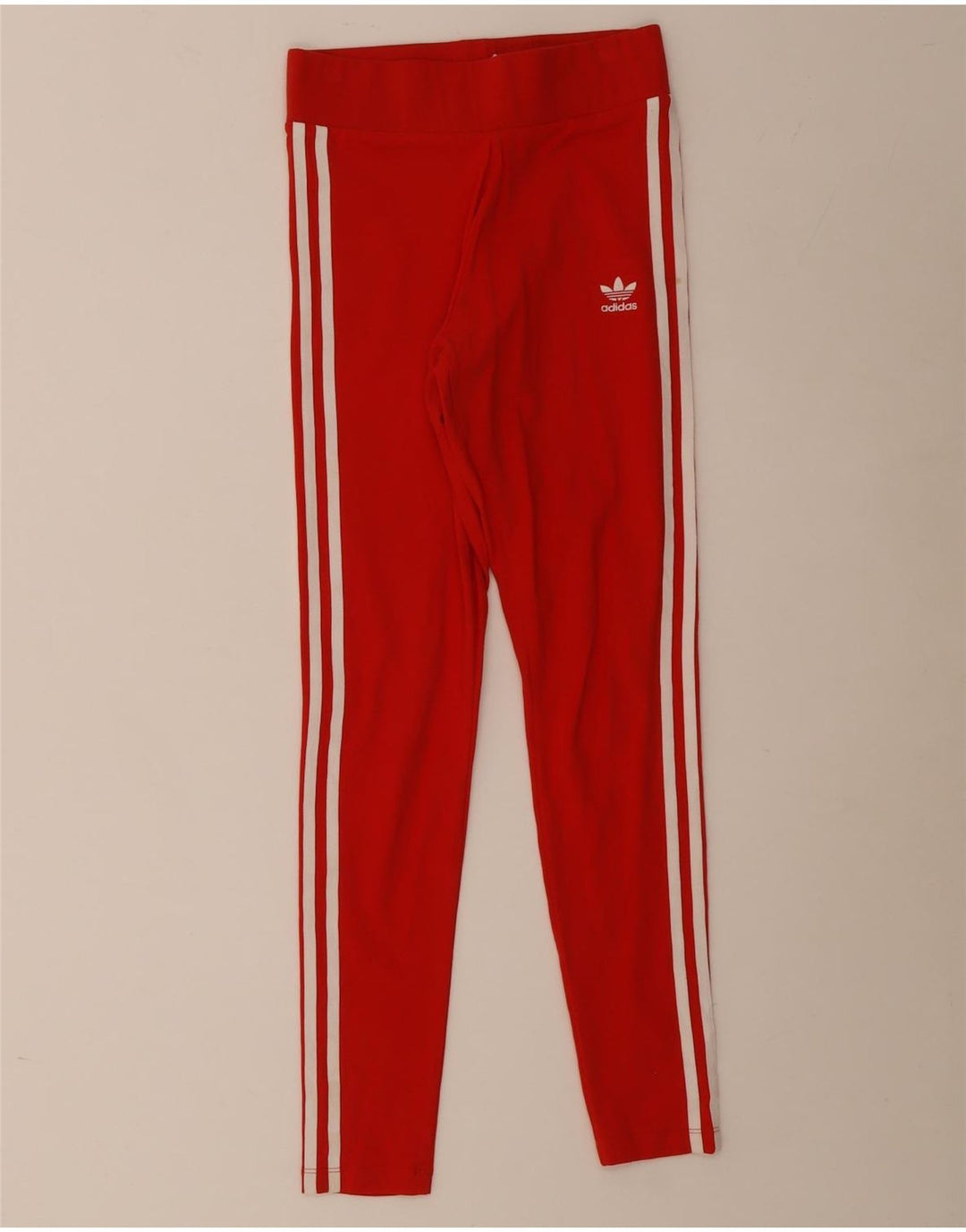Женские леггинсы Adidas UK 10, маленькие красные хлопковые