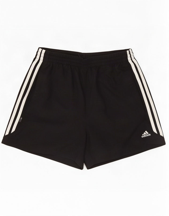 Мужские спортивные шорты Adidas, маленькие черные из полиэстера