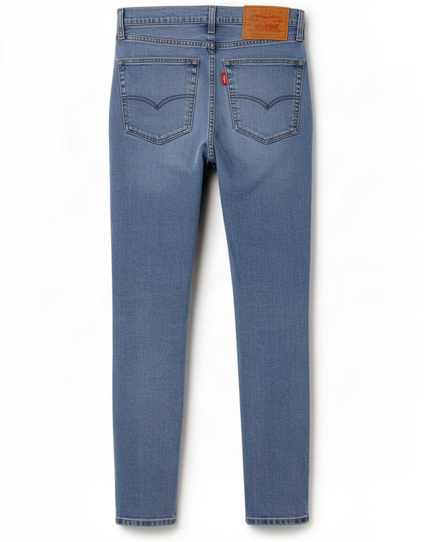 Женские джинсы скинни Levi's 519 W30 L30 синие, хлопок