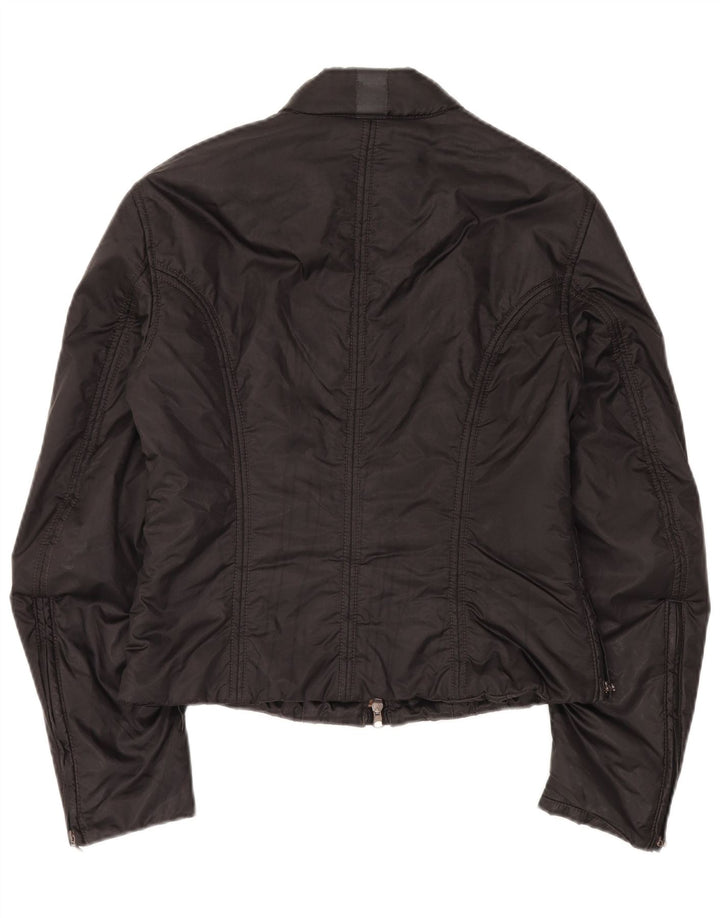 Женская байкерская куртка Belstaff IT 46, большая черная, полиамид