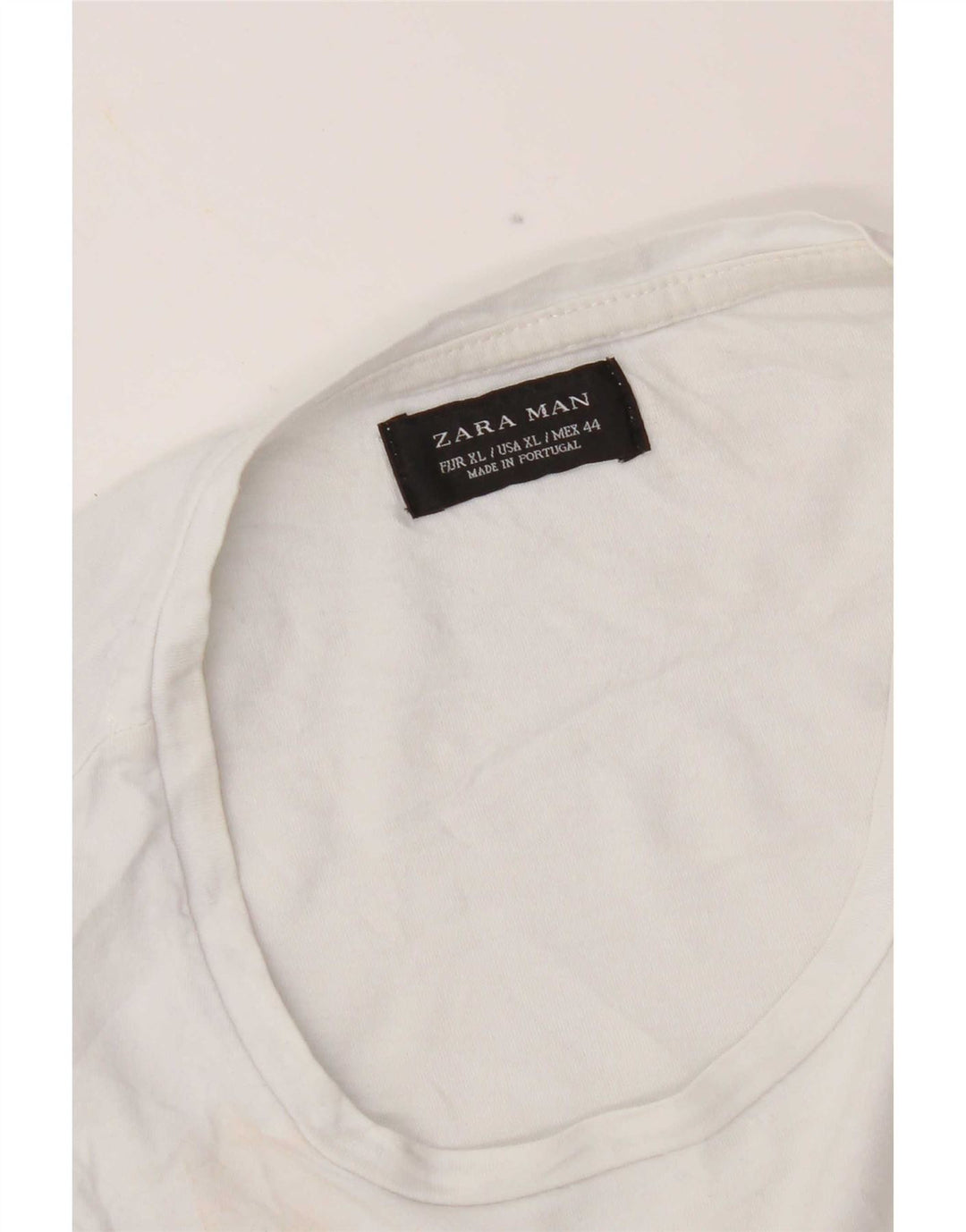 Мужская футболка Zara Top XL серая с цветными блоками