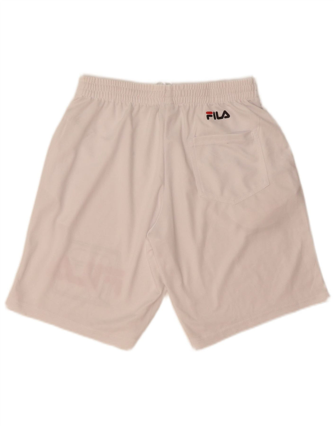 Fila Мужские спортивные шорты с графическим рисунком XS, белый полиэстер