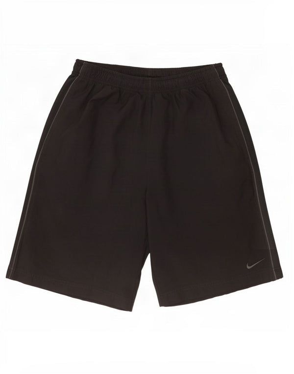 Мужские спортивные шорты Nike Dri Fit, большие черные, полиэстер