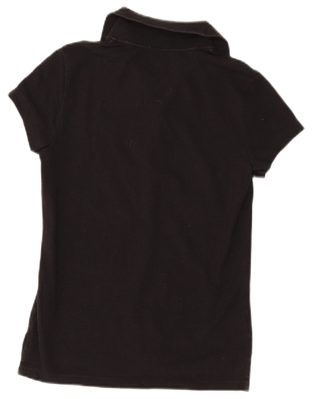 Женская рубашка-поло TOMMY HILFIGER UK 8, маленькая, черный хлопок