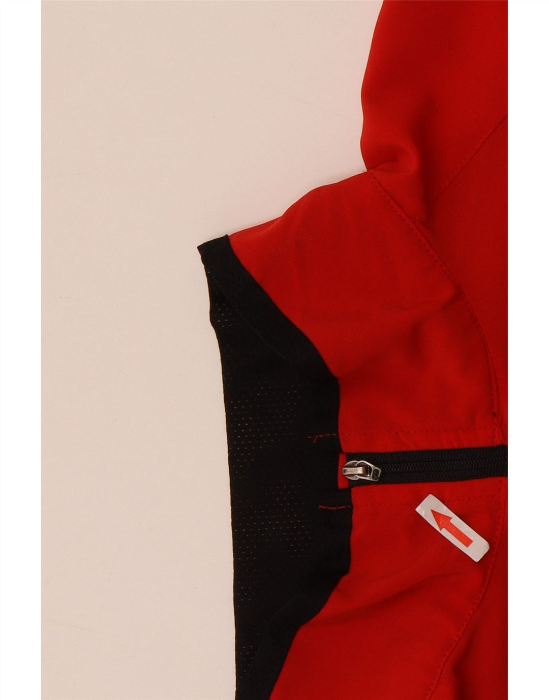 Женская спортивная куртка The North Face UK 14, средний красный цвет с цветными блоками