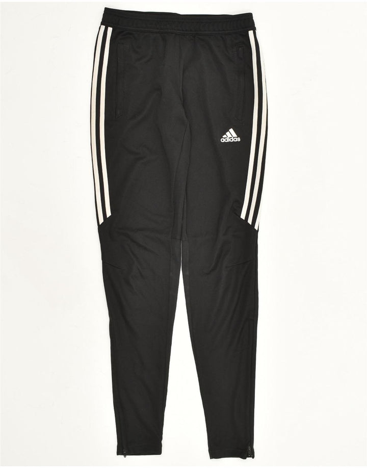 ADIDAS Womens Climacool Tracksuit Trousers UK 4-6 XS Black Polyester | Vintage Adidas | Thrift | Second-Hand Adidas | Used Clothing | Messina Hembry 