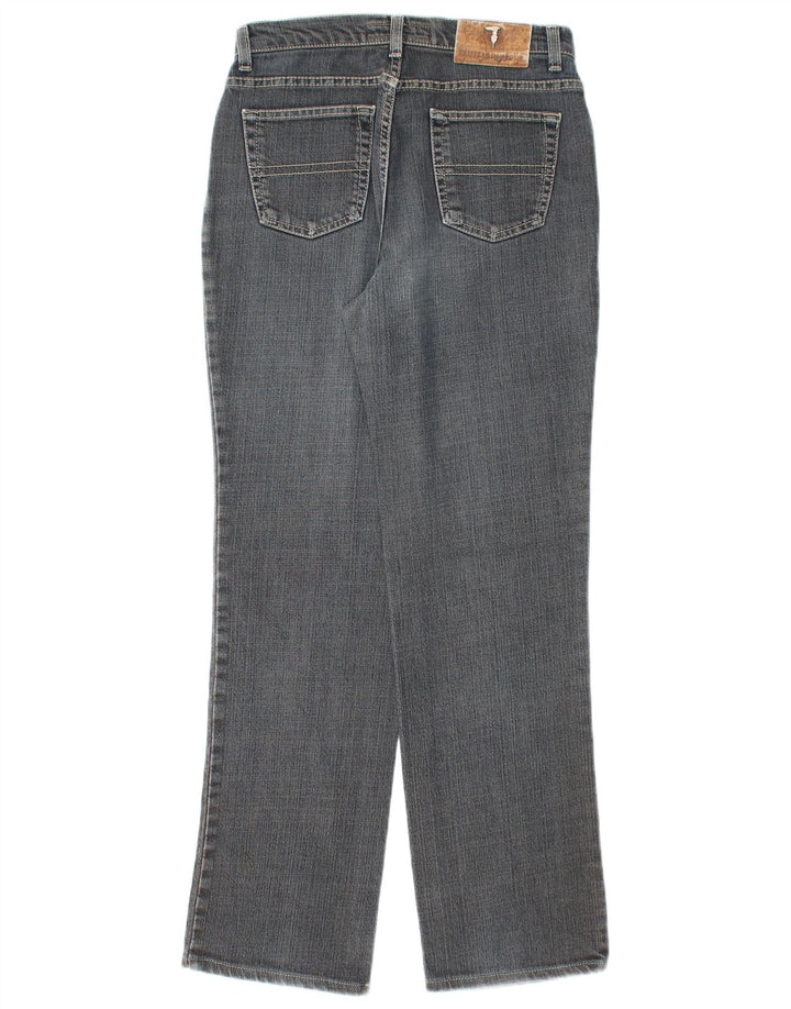 Женские прямые джинсы Trussardi W27 L30 синие, хлопок