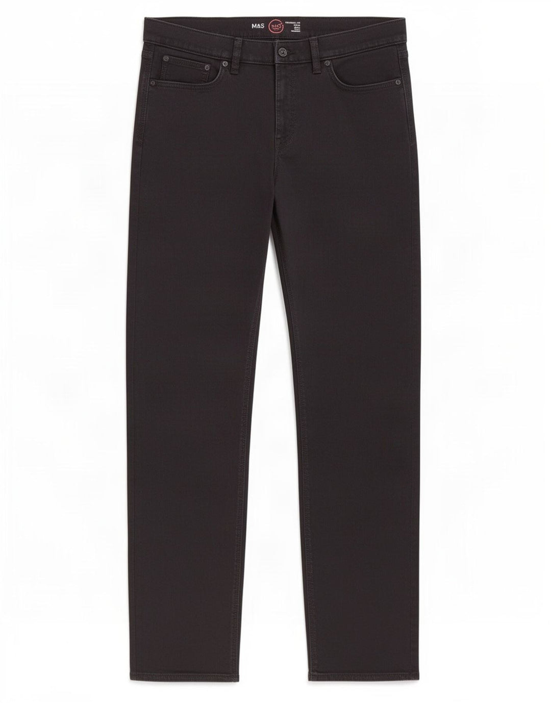 Мужские прямые джинсы Marks & Spencer W36 L33, черный хлопок