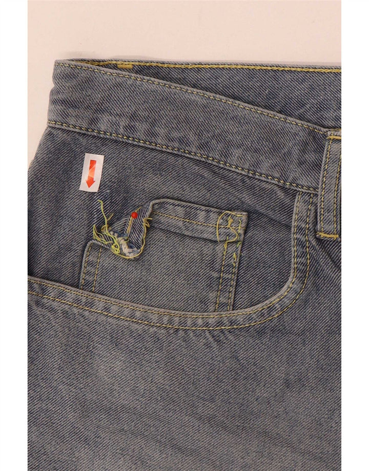 Мужские прямые джинсы Trussardi W38 L36 синие, хлопок