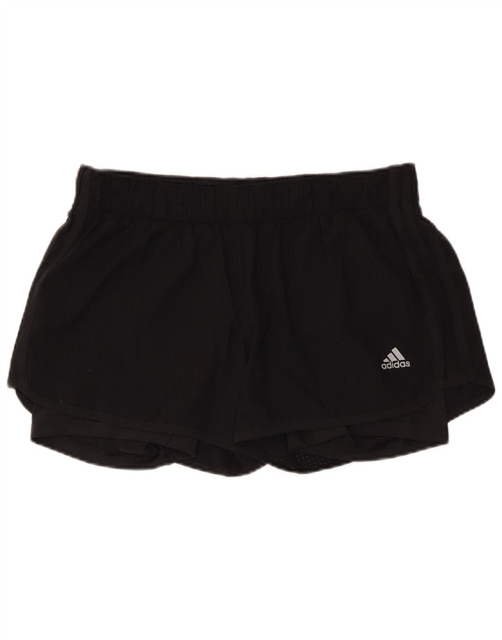 Женские спортивные шорты Adidas Climalite UK 14, средний черный, полиэстер