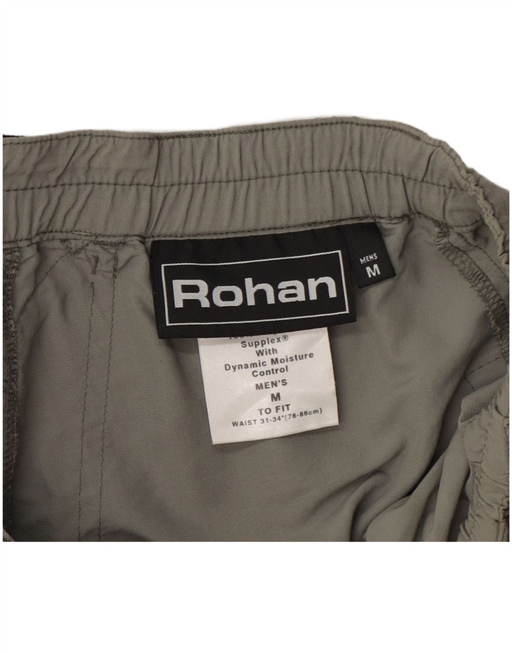Мужские прямые водонепроницаемые брюки-карго Rohan, средние W32 L29, хаки