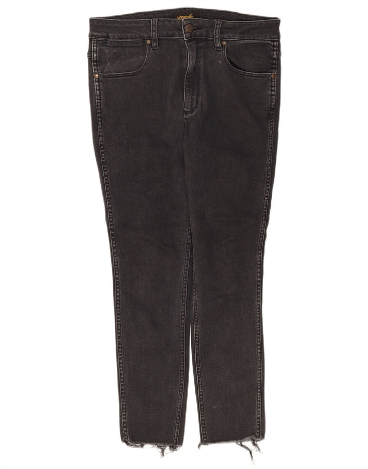 Женские укороченные джинсы Wrangler W32 L25, черный хлопок