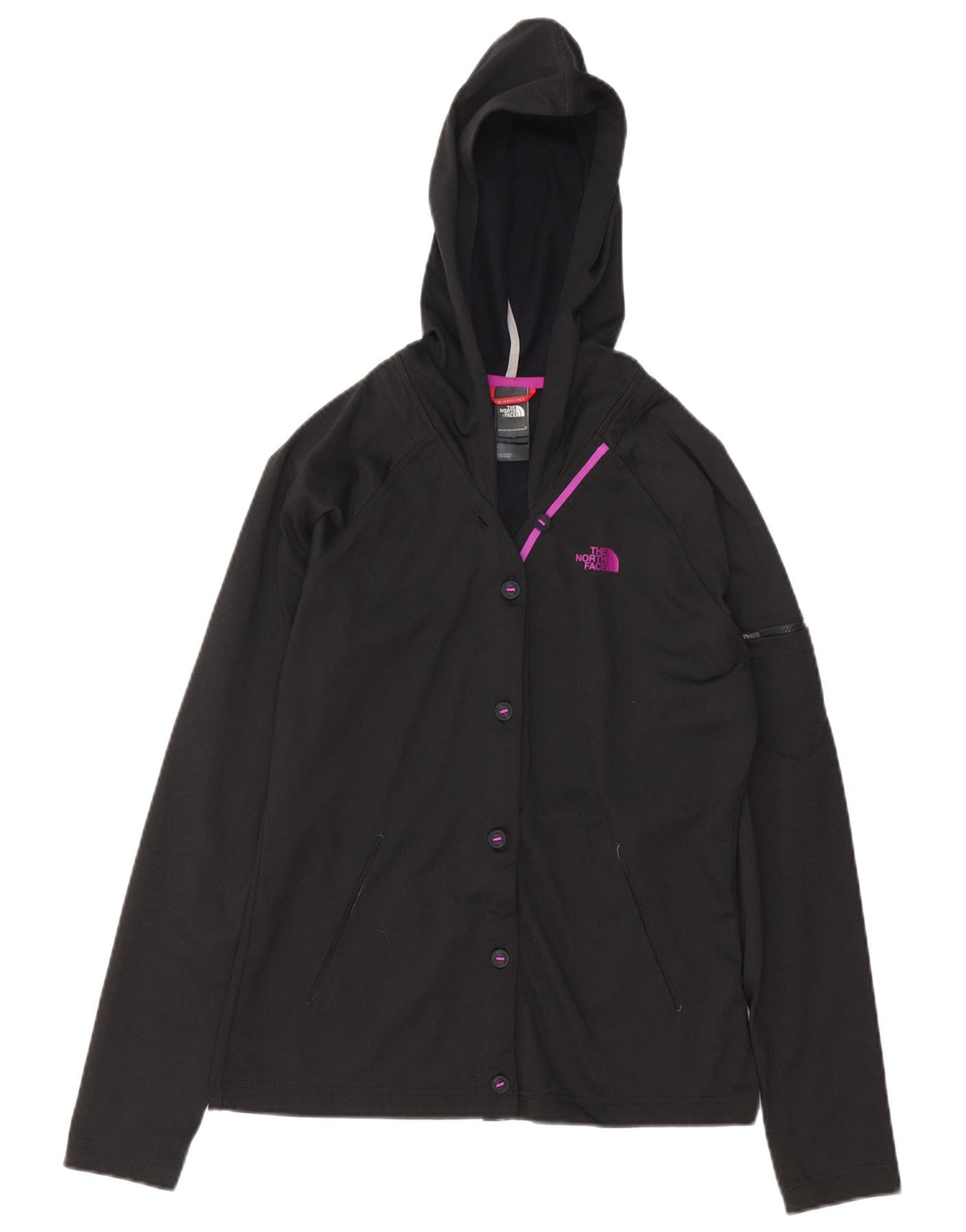 Женский спортивный костюм с капюшоном The North Face, верхняя куртка UK 14, средний черный