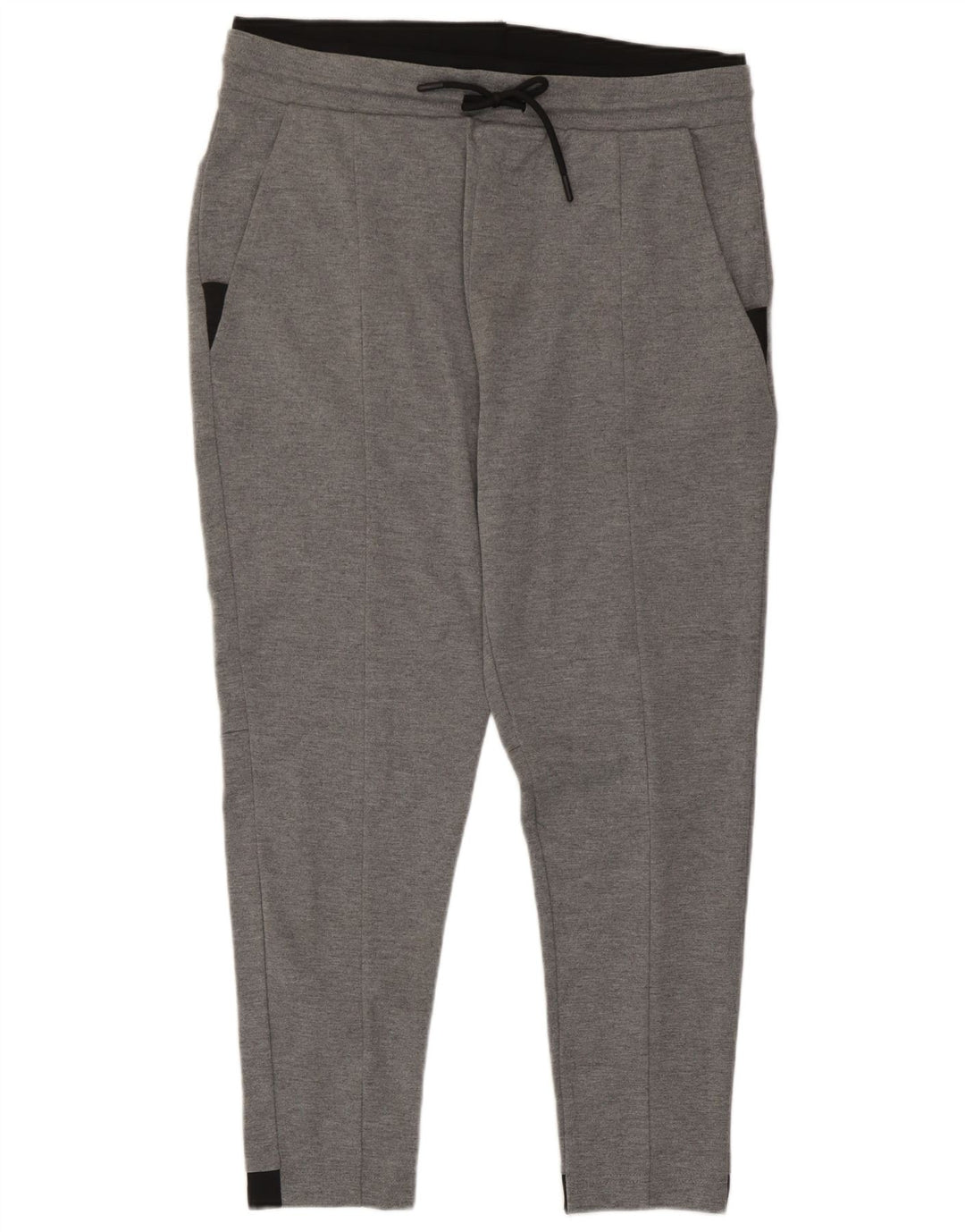 Женские спортивные брюки Zara UK 18 XL, серые, полиэстер с цветными блоками