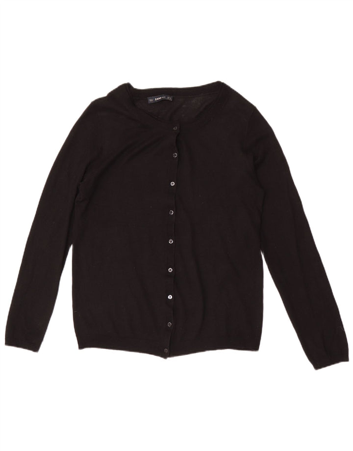 Женский кардиган Zara UK 12, средний черный