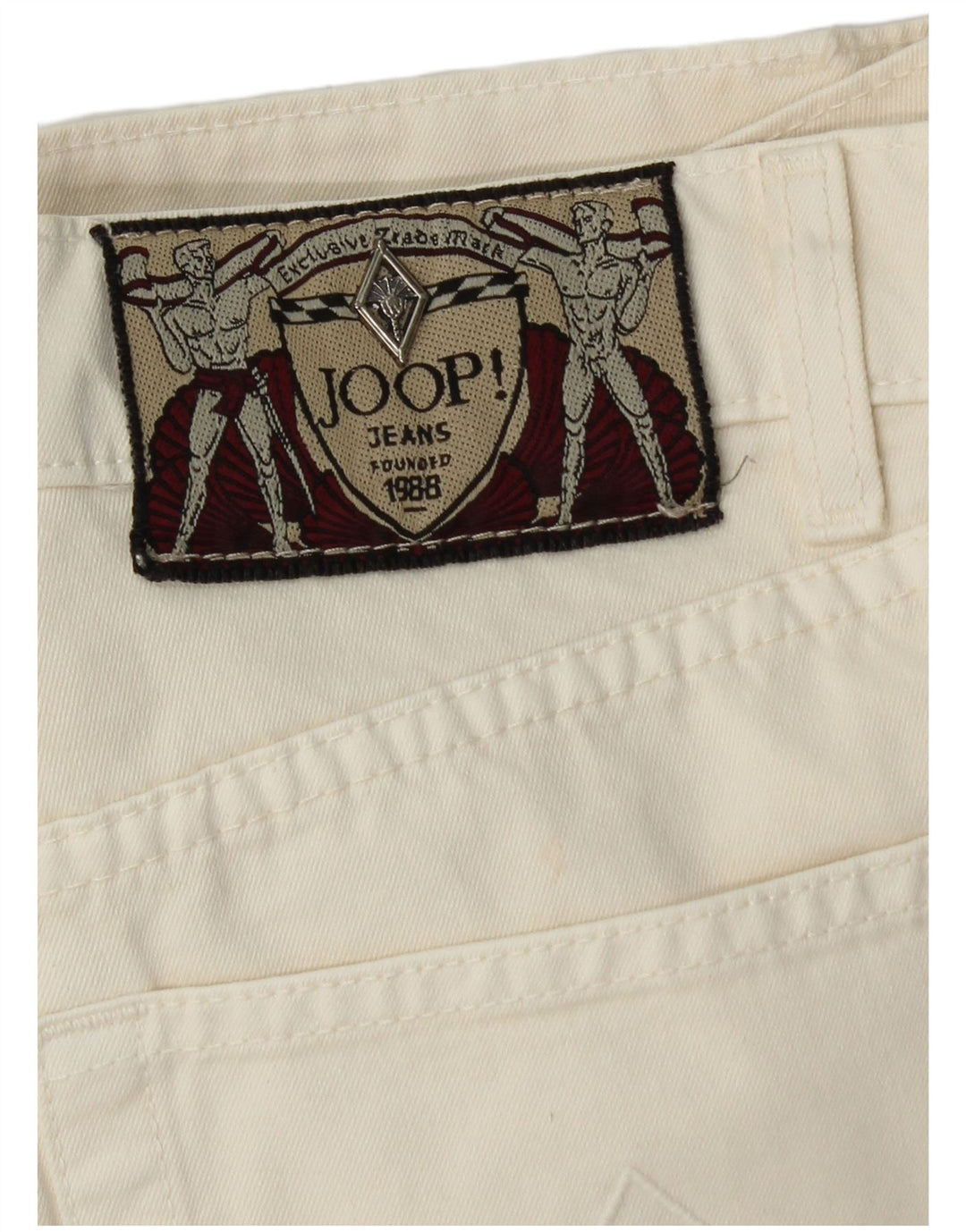 JOOP Womens Tapered Jeans W30 L26 Off White