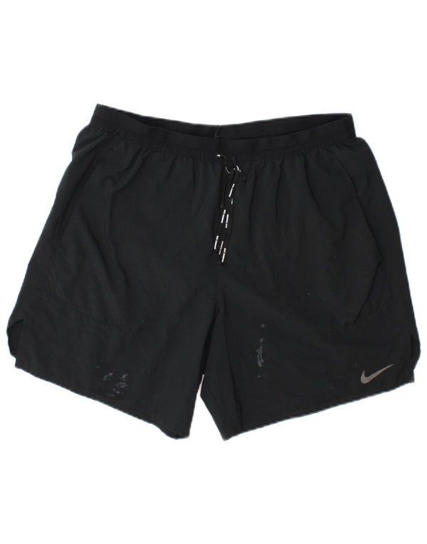 Мужские спортивные шорты Nike Dri Fit, большие темно-синие, полиэстер