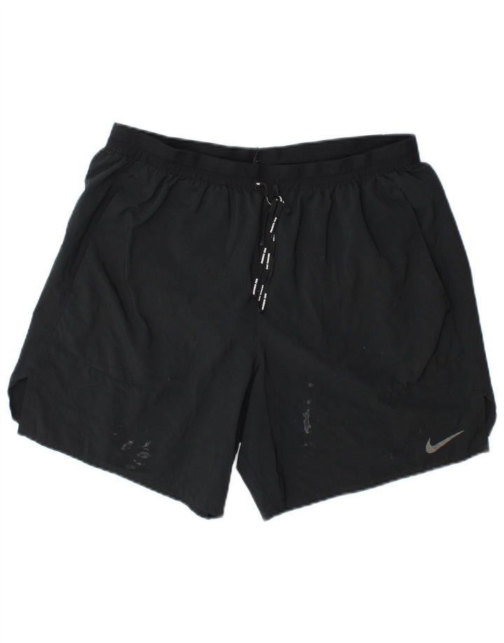 Мужские спортивные шорты Nike Dri Fit, большие темно-синие, полиэстер
