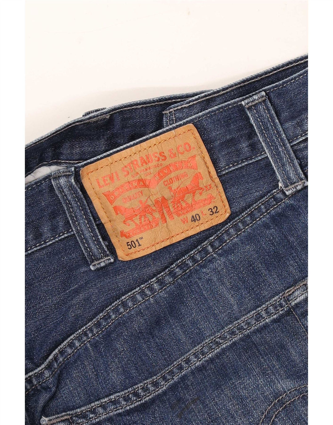 Мужские прямые джинсы Levi's W40 L32 синие классические