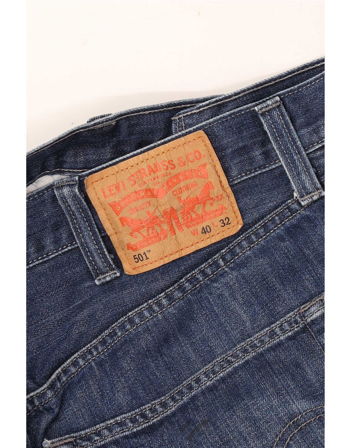Мужские прямые джинсы Levi's W40 L32 синие классические