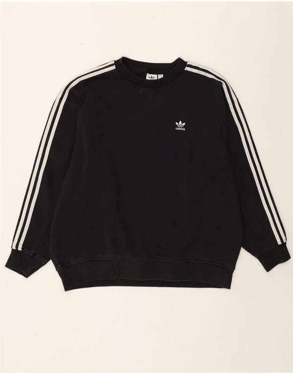 Женский свитер оверсайз Adidas UK 6 XS, черный хлопок