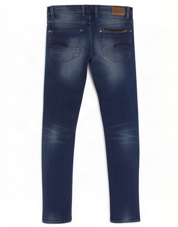 Мужские джинсы G-Star Attacc Super Slim W33 L34, синий хлопок