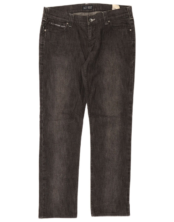 Женские прямые джинсы Armani W29 L28 Серые