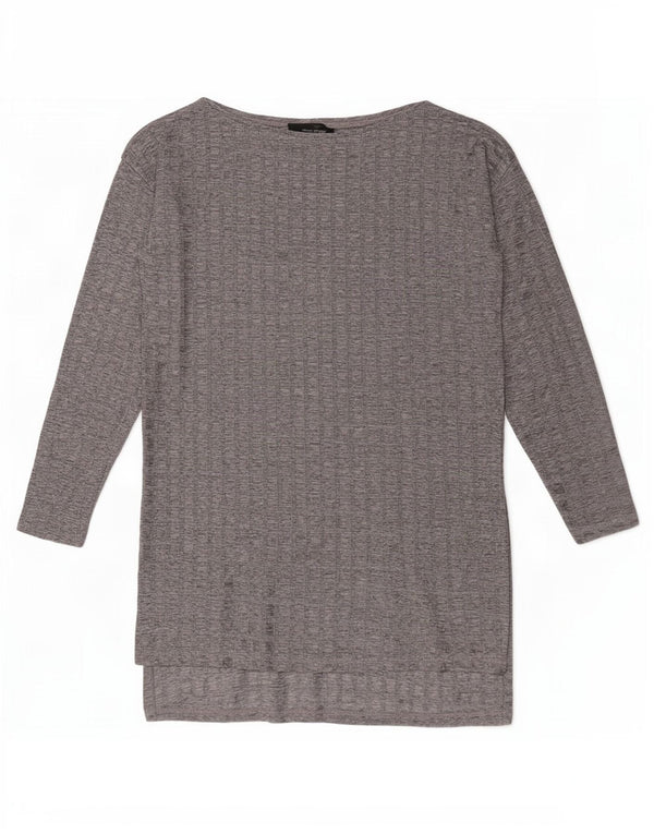 Женская туника с длинными рукавами Zara UK 10, маленькая серая клетка