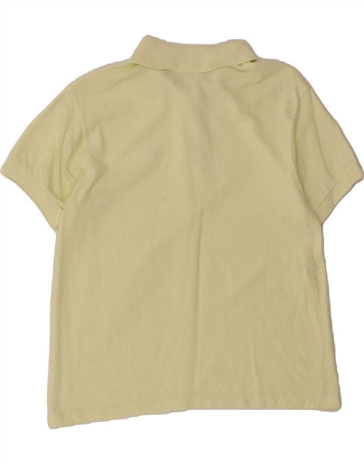 LACOSTE Womens Polo Shirt Size 40 Medium Yellow Vintage Lacoste and Second-Hand Lacoste from Messina Hembry 