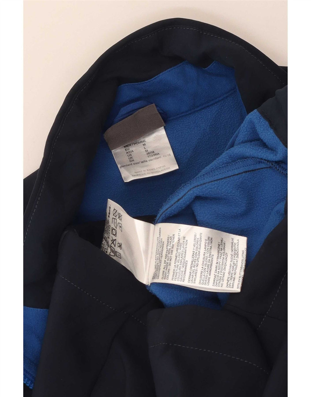 Мужская спортивная куртка Jack Wolfskin UK 36/38, средний темно-синий полиэстер