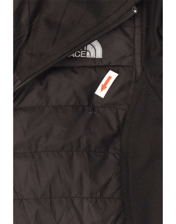 Женский стеганый спортивный костюм The North Face, верхняя куртка UK 6 XS, черный полиэстер