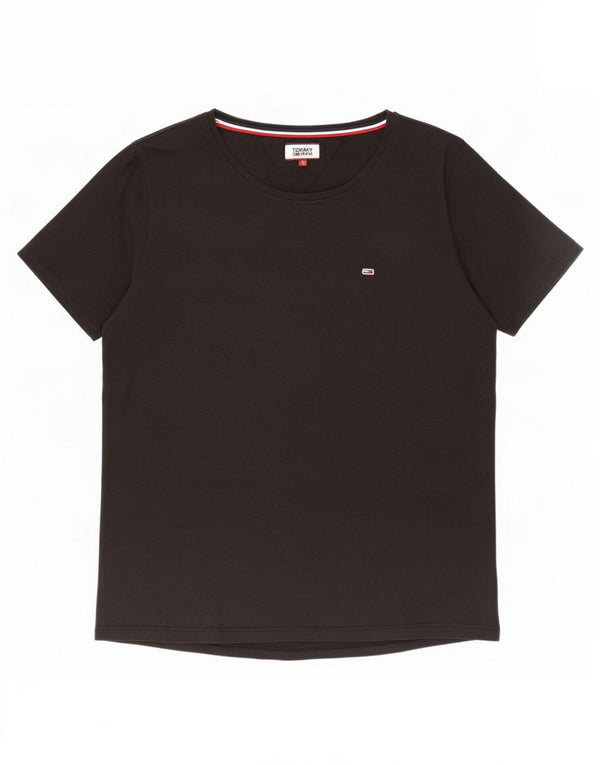 Женская футболка Tommy Hilfiger Top UK 16, большая черная