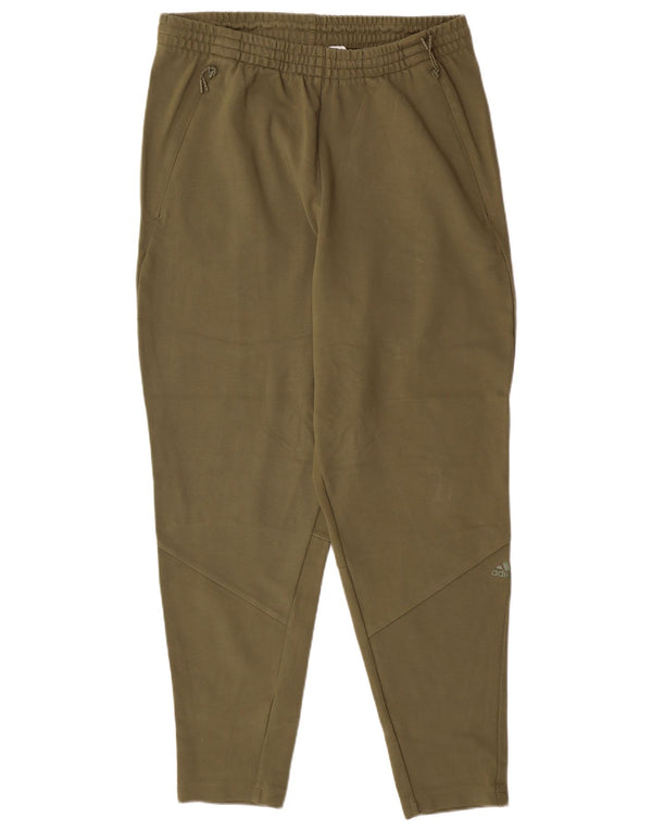 Мужские спортивные брюки ADIDAS, большие, цвета хаки, вискоза