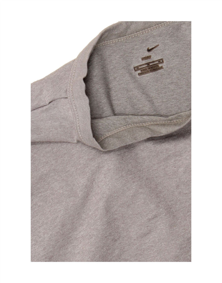 NIKE Mens Dri Fit T-Shirt Top Medium Grey Polyester Vintage Nike and Second-Hand Nike from Messina Hembry 