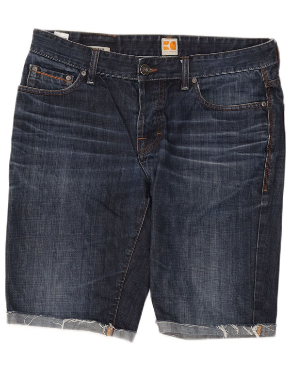 Мужские джинсовые шорты Hugo Boss W36, большие синие
