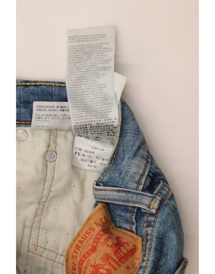 Мужские джинсы LEVI'S 511 Slim W34 L34 Синие, хлопок