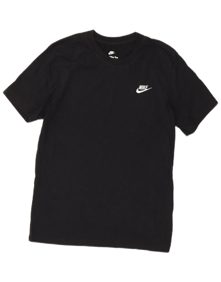 Мужская футболка Nike, маленький черный хлопок