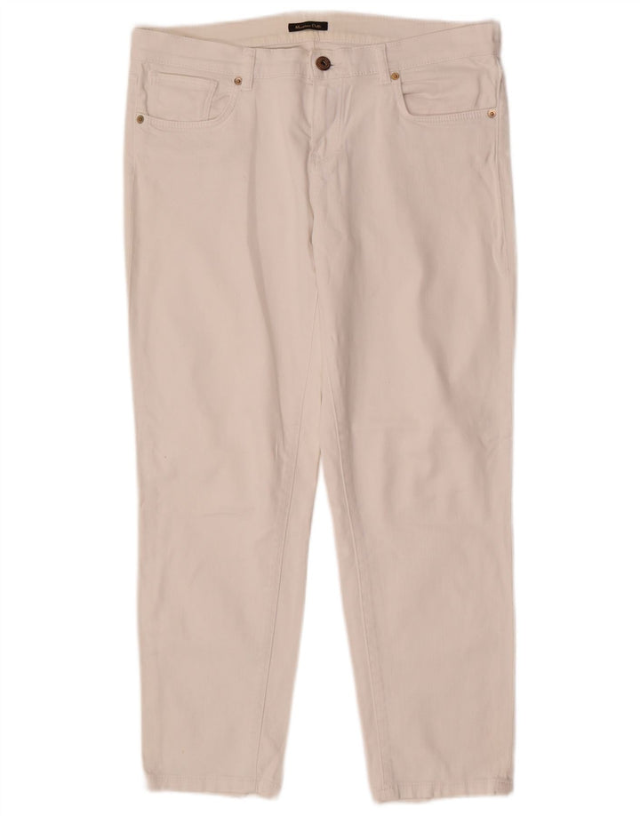 Женские зауженные джинсы Massimo Dutti EU 40 Medium W30 L26 Белые