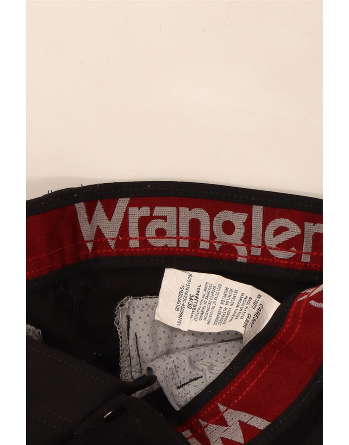 WRANGLER Мужские узкие брюки-карго W34 L30, черный нейлон