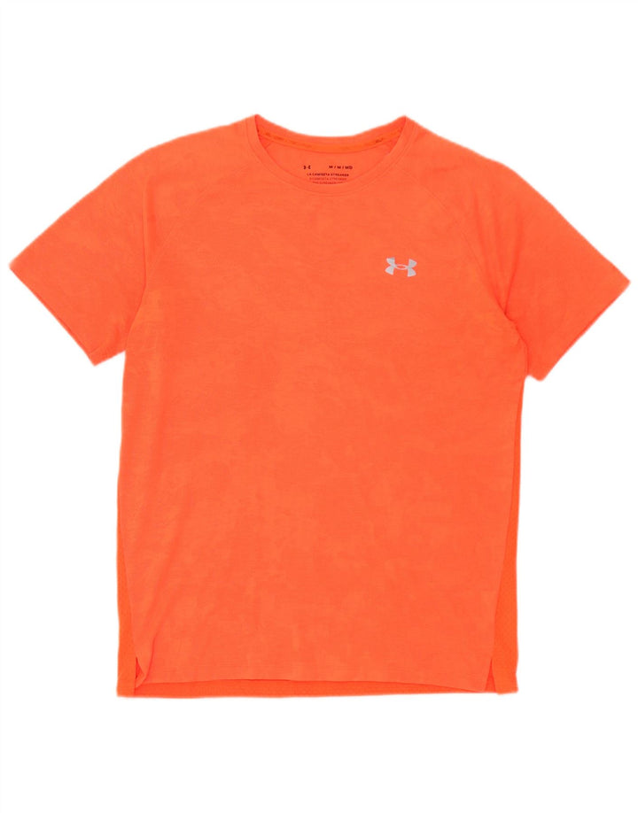 Мужская футболка Under Armour Heat Gear, средний оранжевый