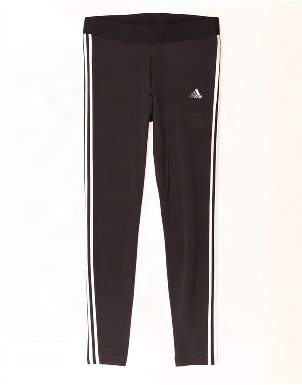 Женские леггинсы Adidas Regular Fit UK 16/18, большие черные хлопковые