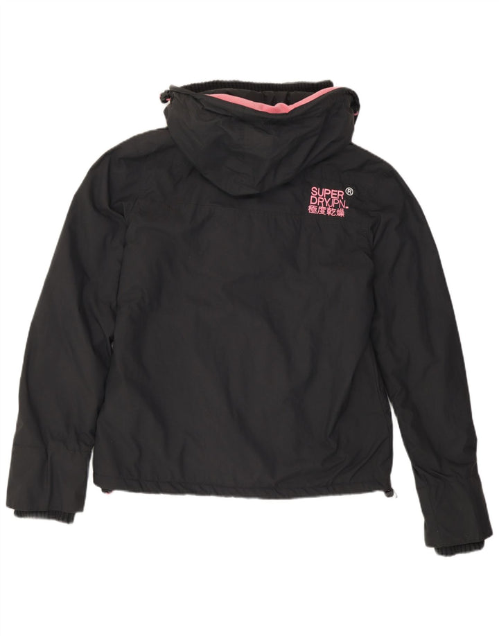 Женская ветровка с капюшоном Superdry UK 14, средний серый