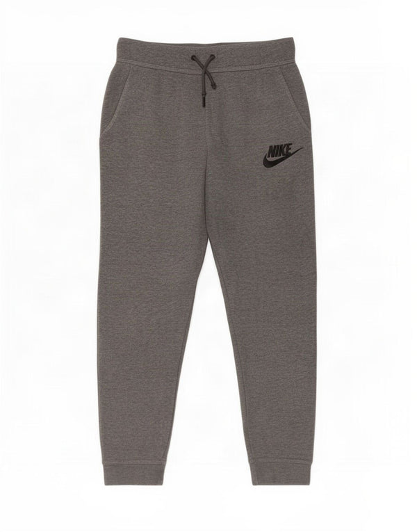 Спортивный костюм Nike для девочек, брюки для бега, 13–14 лет, XL, серый хлопок с крапинками