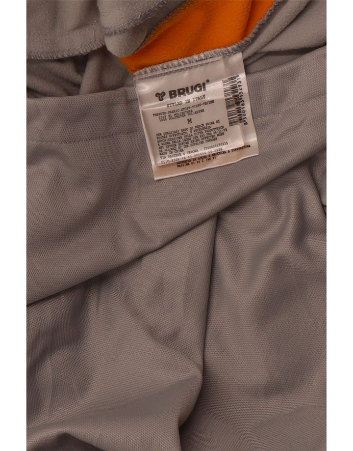 Мужской спортивный костюм BRUGI, верхняя куртка, средний серый полиэстер с цветными блоками