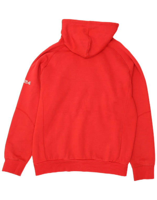 Мужской джемпер с капюшоном с рисунком Umbro 2XL, красный хлопок