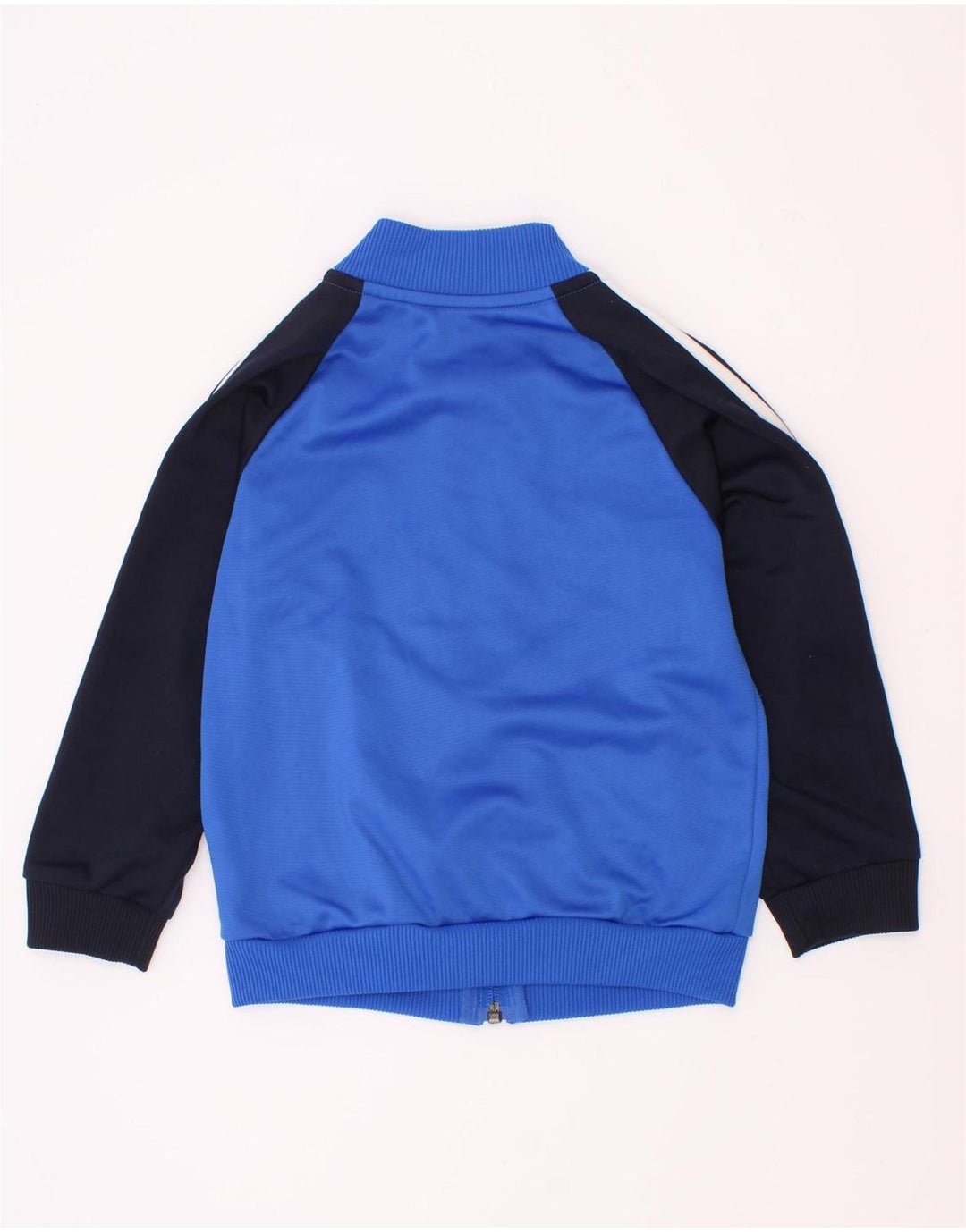 Спортивный костюм Adidas для мальчиков, верхняя куртка 2–3 лет, синяя, полиэстер с цветными блоками
